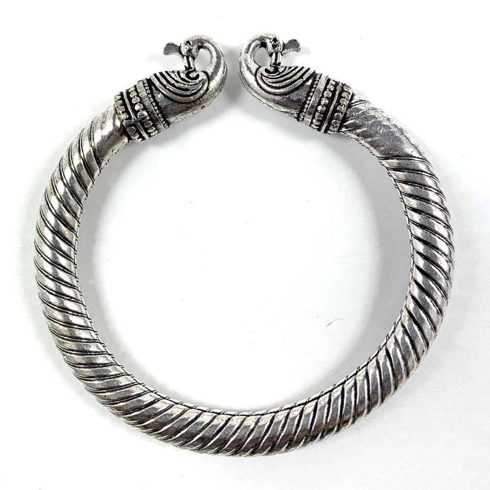 Vintage Peacock heads antique bracelet